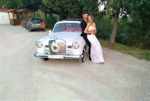 Oldtimer Mercedes benz 1958 wedding cars for hire in croatia antropoti concirge service vip sp (7)